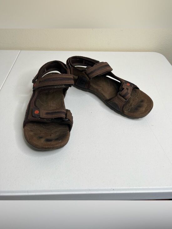 Merrell Sandspur Brown Sport Sandals Men Sz 10 Adjustable Hiking Comfort Outdoor main image 9